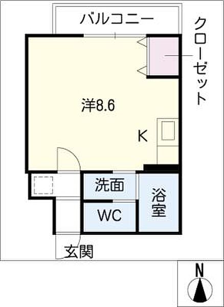 メトロ東海通 ｜愛知県名古屋市港区津金1丁目(賃貸アパート1R・2階・23.85㎡)の写真 その2