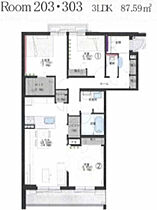 グランジーク　みなと  ｜ 愛知県名古屋市港区入場1丁目（賃貸マンション3LDK・3階・87.59㎡） その12