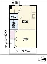 アクセスコートII  ｜ 愛知県名古屋市緑区鳴海町字清水寺（賃貸アパート1DK・1階・25.48㎡） その2