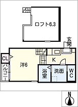 プレミアムハウスケイ 105 ｜ 愛知県名古屋市緑区鳴海町字下中15-3（賃貸アパート1K・1階・20.94㎡） その2