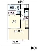 メゾンコスモス  ｜ 愛知県名古屋市緑区曽根2丁目（賃貸アパート1LDK・1階・37.78㎡） その2