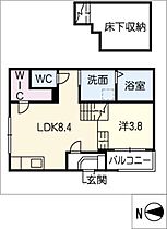 Ｊｓｔａｇｅ　鳴海  ｜ 愛知県名古屋市緑区曽根2丁目（賃貸アパート1LDK・1階・30.63㎡） その2