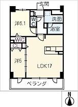 オースピシャスクラウド鳴海  ｜ 愛知県名古屋市緑区鳴海町字中汐田（賃貸マンション2LDK・7階・61.85㎡） その2