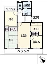 ドール大高  ｜ 愛知県名古屋市緑区大高町字中屋敷（賃貸マンション3LDK・3階・67.34㎡） その2