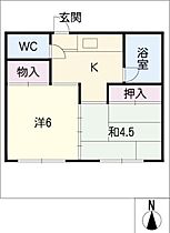 第二上中荘  ｜ 愛知県名古屋市緑区鳴海町字上中町（賃貸アパート2K・2階・29.81㎡） その2