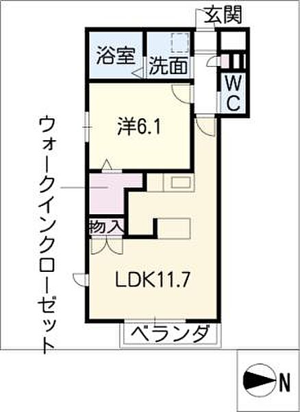 ドルクスコート ｜愛知県名古屋市東区矢田5丁目(賃貸マンション1LDK・2階・44.34㎡)の写真 その2