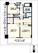 ジョイフル砂田橋CASA EST  ｜ 愛知県名古屋市東区砂田橋1丁目（賃貸マンション2LDK・3階・57.92㎡） その2