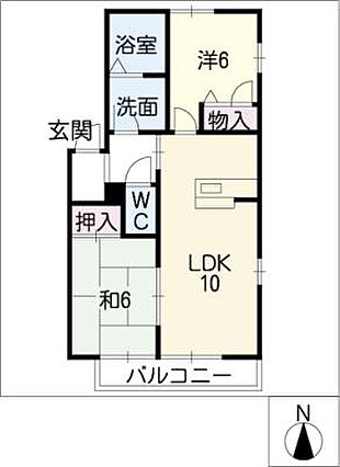 ベルデュールＡ_間取り_0