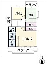 シャルム  ｜ 愛知県名古屋市北区楠味鋺2丁目（賃貸マンション2LDK・4階・58.59㎡） その2