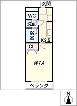 ＷＩＬＬ大森  ｜ 愛知県名古屋市守山区大森3丁目（賃貸マンション1K・2階・25.08㎡） その2