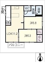 フォーブルＭＯＴＯＧＯ  ｜ 愛知県名古屋市守山区元郷1丁目（賃貸アパート2LDK・2階・49.84㎡） その2