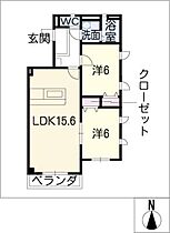 Ｃｈａｎｔｉｌｌｙ  ｜ 愛知県名古屋市千種区東山元町4丁目（賃貸マンション2LDK・1階・60.45㎡） その2