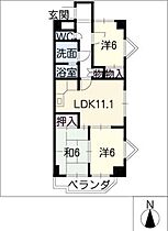 ラ・メゾンクレール  ｜ 愛知県名古屋市千種区星ケ丘2丁目（賃貸マンション3LDK・5階・63.47㎡） その2