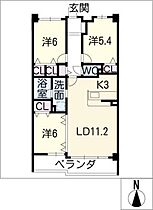 グランドールコフレ  ｜ 愛知県名古屋市名東区猪子石原3丁目（賃貸マンション3LDK・2階・67.95㎡） その2