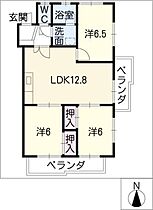 池洞マンション　北棟  ｜ 愛知県名古屋市千種区池上町2丁目（賃貸マンション3LDK・1階・64.96㎡） その2