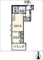 ヘーベルクリア  ｜ 愛知県名古屋市千種区橋本町1丁目（賃貸マンション1DK・2階・34.58㎡） その2