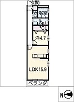 覚王山アパートメント  ｜ 愛知県名古屋市千種区田代本通2丁目（賃貸マンション1LDK・2階・53.90㎡） その2