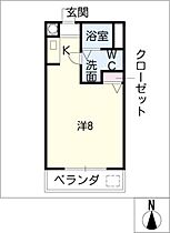 朝岡シティマンション  ｜ 愛知県名古屋市千種区朝岡町1丁目（賃貸マンション1R・1階・22.05㎡） その2