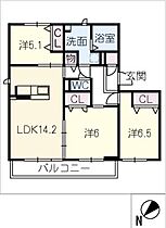 ベルヒルズ　Ａ棟  ｜ 愛知県名古屋市千種区鹿子町4丁目（賃貸アパート3LDK・3階・79.68㎡） その2