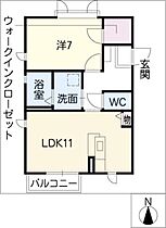 プリマベラ茶屋が坂  ｜ 愛知県名古屋市千種区茶屋が坂1丁目（賃貸アパート1LDK・1階・44.33㎡） その2