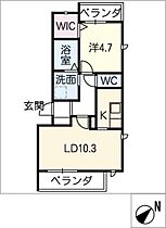 Ｖｅｓｔａ  ｜ 愛知県名古屋市東区筒井3丁目（賃貸マンション1LDK・2階・40.81㎡） その2