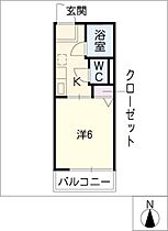 アトラス  ｜ 愛知県名古屋市名東区藤森2丁目（賃貸アパート1K・2階・20.54㎡） その2