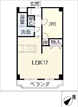 長谷川二番館  ｜ 愛知県名古屋市名東区高針3丁目（賃貸マンション1LDK・3階・50.05㎡） その2