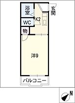 ミストラル藤が丘  ｜ 愛知県長久手市下川原（賃貸アパート1K・1階・24.00㎡） その2