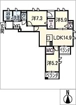 セントリィ  ｜ 愛知県名古屋市名東区藤が丘（賃貸マンション3LDK・3階・81.20㎡） その2