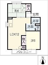 セジュール四軒家Ａ棟  ｜ 愛知県名古屋市守山区白山1丁目（賃貸アパート2LDK・1階・53.74㎡） その2