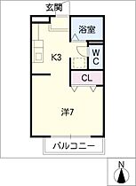 パーク　アベ  ｜ 愛知県名古屋市昭和区御器所4丁目（賃貸アパート1K・2階・23.77㎡） その2