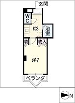 サンシャイン鶴舞  ｜ 愛知県名古屋市昭和区鶴舞4丁目（賃貸マンション1K・3階・24.74㎡） その2