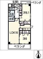 ヴィッテルーア  ｜ 愛知県名古屋市昭和区駒方町2丁目（賃貸マンション2LDK・5階・69.30㎡） その2