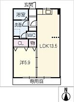 ＨＯＵＳＥ　657  ｜ 愛知県名古屋市昭和区広路本町6丁目（賃貸アパート1LDK・1階・44.33㎡） その2