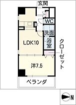 Ｍａｒｃｈｅ　V  ｜ 愛知県名古屋市昭和区桜山町4丁目（賃貸マンション1LDK・7階・40.92㎡） その2