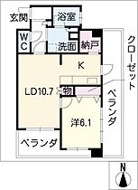 グレイスコート桜山  ｜ 愛知県名古屋市昭和区丸屋町6丁目（賃貸マンション1LDK・6階・49.17㎡） その2