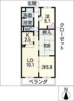 ワイズ東畑  ｜ 愛知県名古屋市昭和区東畑町1丁目（賃貸マンション3LDK・5階・66.08㎡） その2