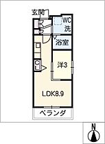 ＳＯＬＥＩＬ御器所  ｜ 愛知県名古屋市昭和区阿由知通3丁目（賃貸マンション1LDK・2階・29.51㎡） その2