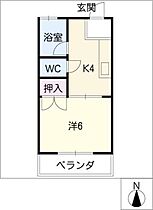 コーリーハウス  ｜ 愛知県名古屋市天白区元八事5丁目（賃貸マンション1K・1階・21.75㎡） その2