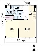 クオリテ山手通  ｜ 愛知県名古屋市昭和区妙見町（賃貸マンション1LDK・1階・40.00㎡） その2