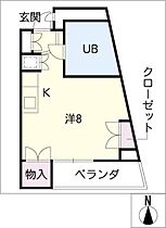 ドエル杁中  ｜ 愛知県名古屋市昭和区花見通3丁目（賃貸マンション1R・3階・26.88㎡） その2