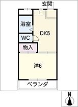 シャトー美山  ｜ 愛知県名古屋市昭和区萩原町6丁目（賃貸マンション1DK・3階・26.10㎡） その2