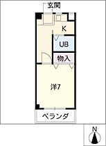 Ａｈｏｍｕ  ｜ 愛知県名古屋市昭和区向山町1丁目（賃貸マンション1K・3階・21.24㎡） その2