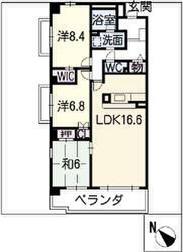 アイユー八事 107｜愛知県名古屋市天白区表山1丁目(賃貸マンション3LDK・1階・94.80㎡)の写真 その2