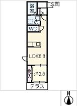 ソレイユ宮東  ｜ 愛知県名古屋市昭和区宮東町（賃貸アパート1LDK・1階・29.82㎡） その2