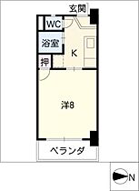 岡田第1ビル  ｜ 愛知県名古屋市瑞穂区田辺通3丁目（賃貸マンション1K・3階・25.00㎡） その2