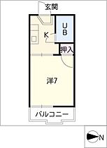 タウニーカーム  ｜ 愛知県名古屋市瑞穂区井の元町（賃貸アパート1K・2階・18.00㎡） その2