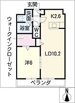 サンイルニード  ｜ 愛知県名古屋市瑞穂区井戸田町2丁目（賃貸アパート1LDK・1階・43.66㎡） その2