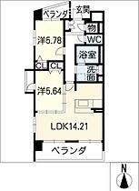 グランコール瑞穂公園II  ｜ 愛知県名古屋市瑞穂区市丘町1丁目（賃貸マンション2LDK・1階・60.70㎡） その2