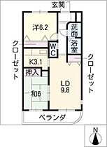 ＮＯＡ  ｜ 愛知県名古屋市天白区中平4丁目（賃貸マンション2LDK・1階・60.00㎡） その2